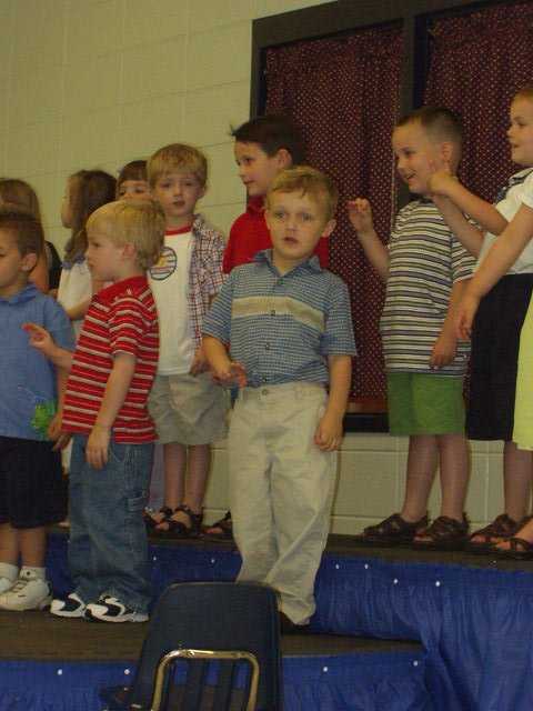 Elijah had a little program today :)