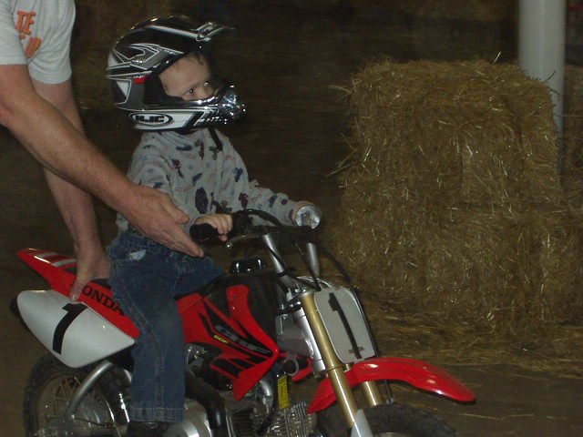 Elijah is getting a little help on the first turn.