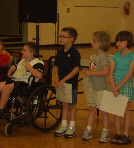 Timothy received a Music Award!