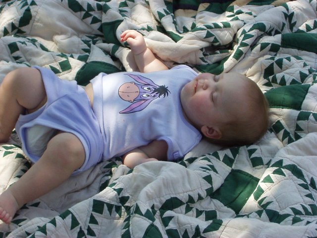 It LOOKS like Abigail is asleep!