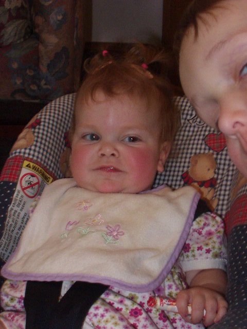 Would you get your nose out of the picture Elijah??? PLEASE!