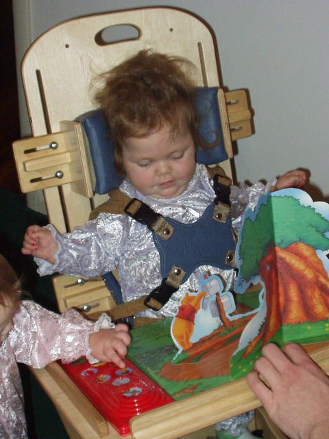 Thank you Uncle Hans!! This pop-up book is perfect for my stander!!!