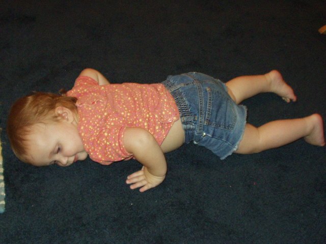 I need to work off all of the food that I just ate.... 1..2..3..