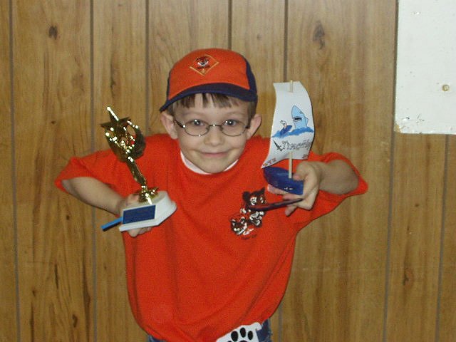 Timothy won for best design!