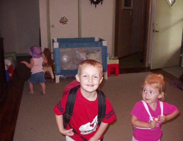 Elijah and Caitlyn are ready for school?!?!?