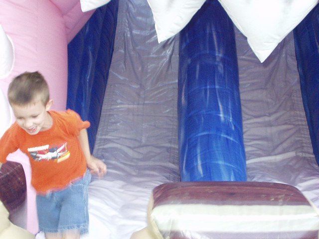 Timothy is running out of the sharks mouth!!