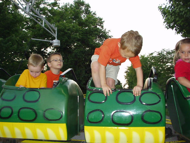 I couldn't believe Elijah rode the Gator and loved it!