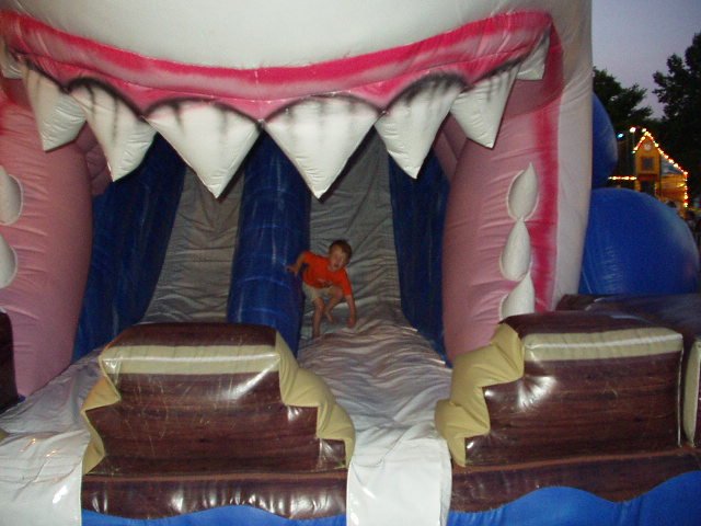 Elijah just walked in looked at the picture and said "That was not fun!" :) hehe