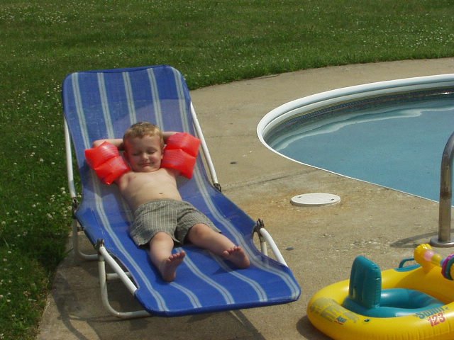 Elijah is waiting on everyone to get in :)