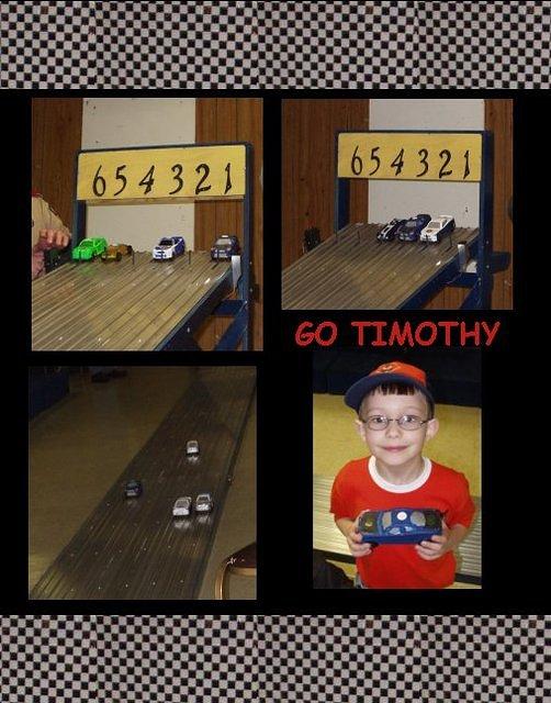 Timothy is very proud of his car :)