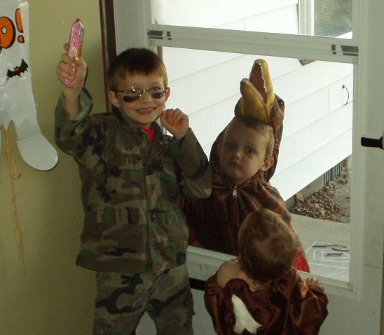 Thank you Grandma for the candy and toy!!