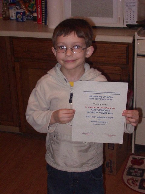 Timothy is such a smart little man!! We are soooo proud of you!
