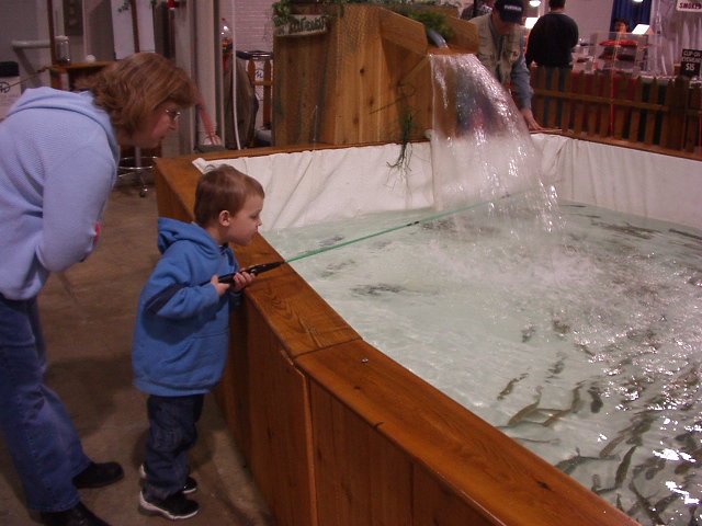 Look at all of those fish!!