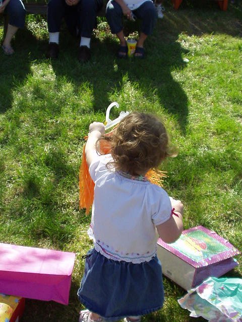 I am ready to go swimming! Thank you Uncle Josh, Aunt Jenny, Caitlyn and Aidan :)