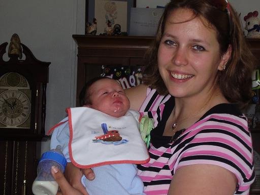 Scuffy the Tugboat and his little friend Aidan :)