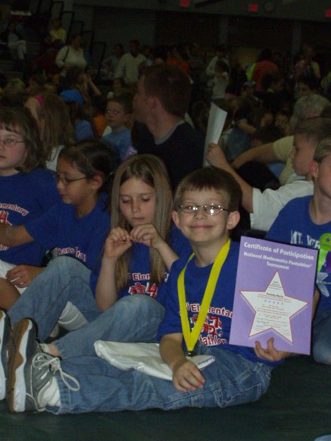 A Certificate!! Bronze Medal !! and a T-shirt!! WOOOOHOOOOO!!!