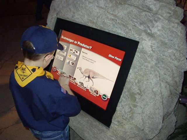 Timothy would have stayed here all day (learning about Dinosuars) if I would have let him!!