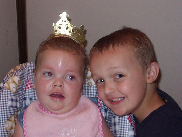 Elijah is excited that Mary is going to school...just like him!