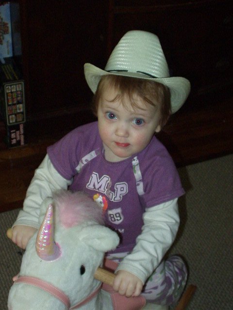 I'm a real cowgirl!!!