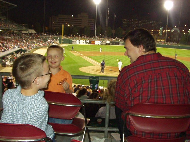 Everyone had a good time at the game :)