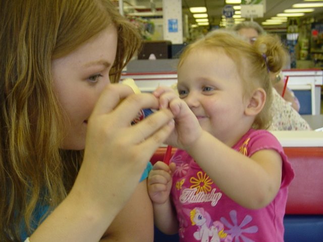 Look inside my ice cream cone Aunt Joni :)