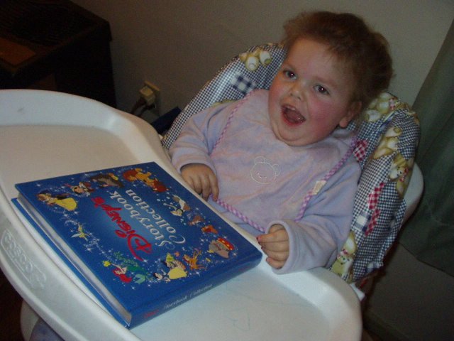 My new book has pictures! Mommy will be able to read it :)