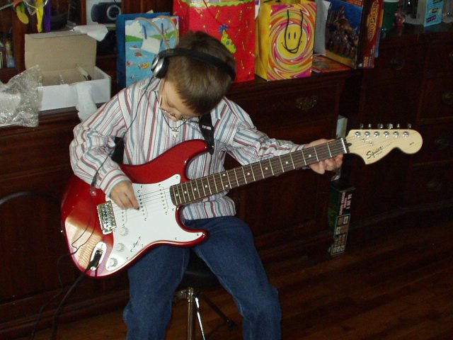 Timothy looks like he has been playing for years!