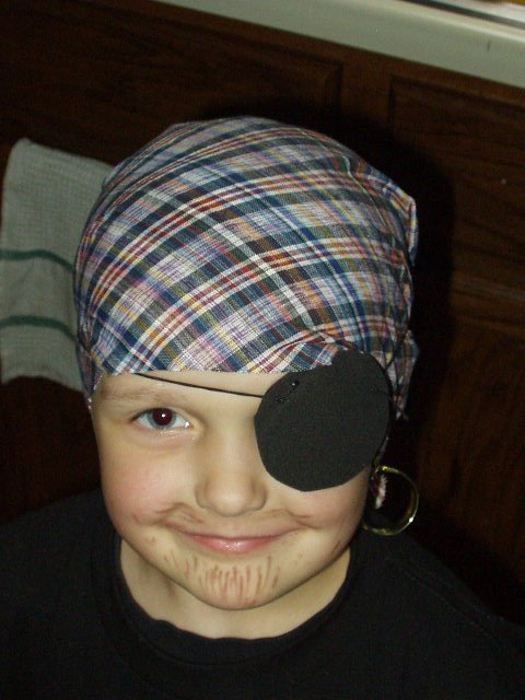 It was Pirate Day at Elijah's school on Friday :)