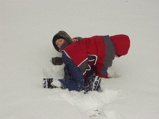 Timothy is attacking poor Elijah! (haha!!)