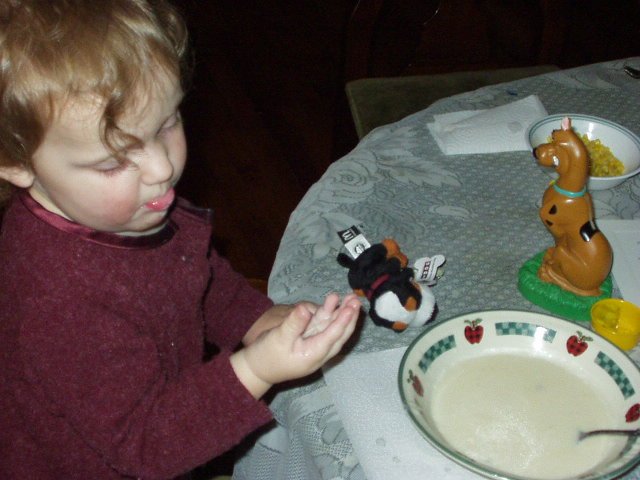 I think I can fit a lot of soup in this hand!!!!