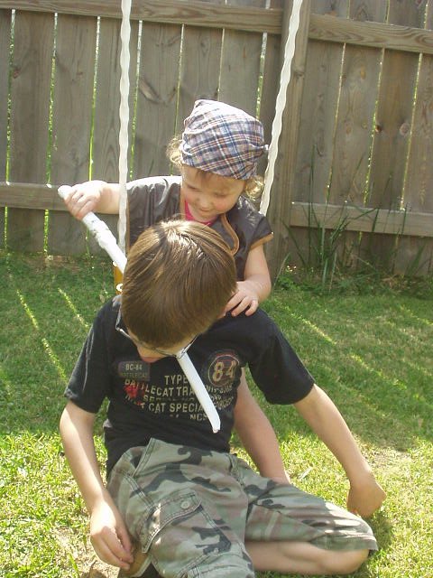 Timothy made Abigail do it!