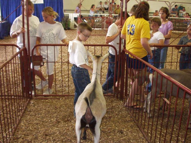 Before the show, Timothy spent some time walking BIG bertha around.