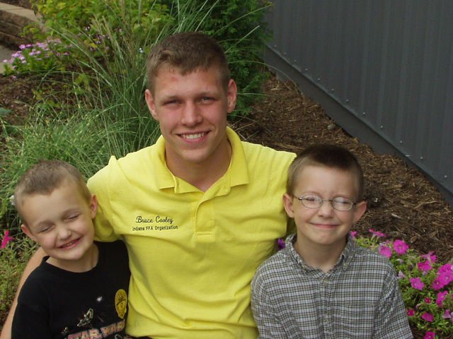 Elijah and Timothy were honored to meet the President! FFA President that is!! GO Uncle Brucie :)