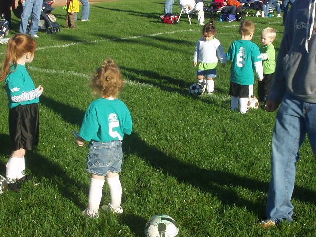 Abigail lost her ball :) hehe