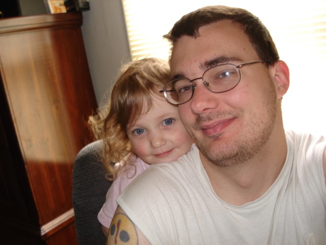 Daddy and his princess.