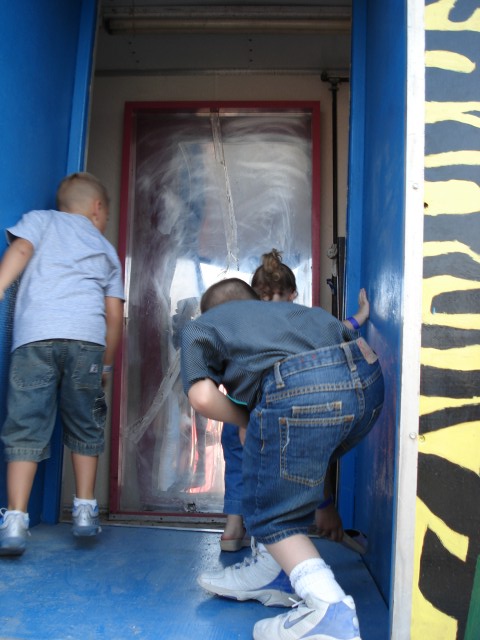 Abby and Timmy join Elijah for another Funhouse trip.