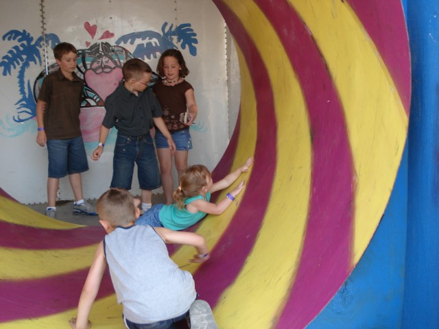 And I wonder how she got so dirty?