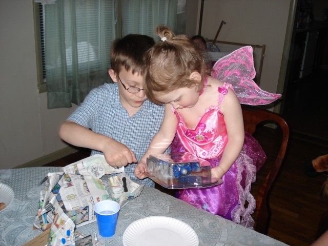 Timmy must know what it is.. he zoomed right in :)