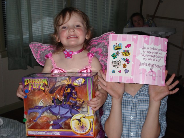 Big smile from the birthday girl :D