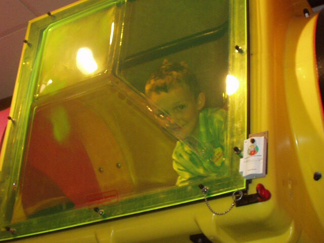 Hi Mommy! I was trying to hide!