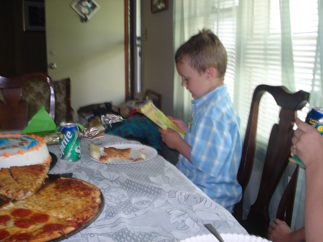 It's cool being old enough to read your own card.