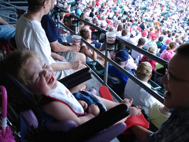 Mary loves baseball!