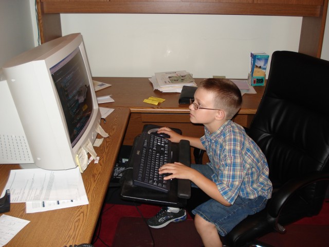 Hey, that's exactly how I sit when I work!