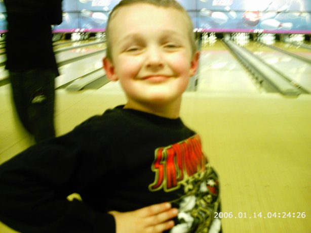 Elijah is proud of his score :)