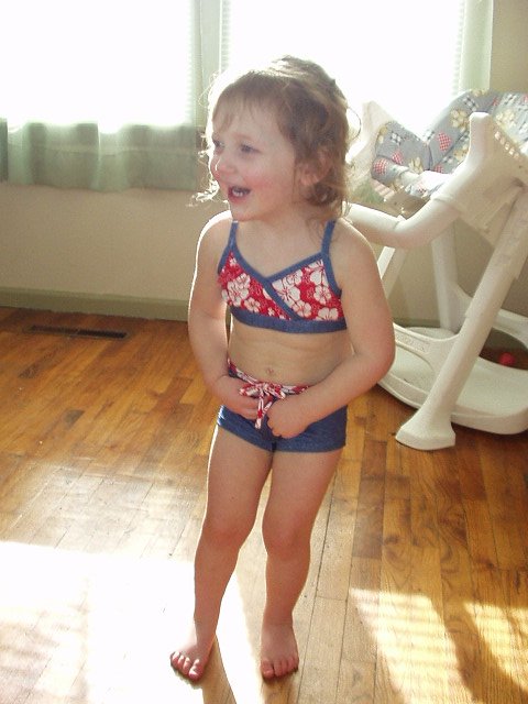 I'm ready for the pool Mommy!