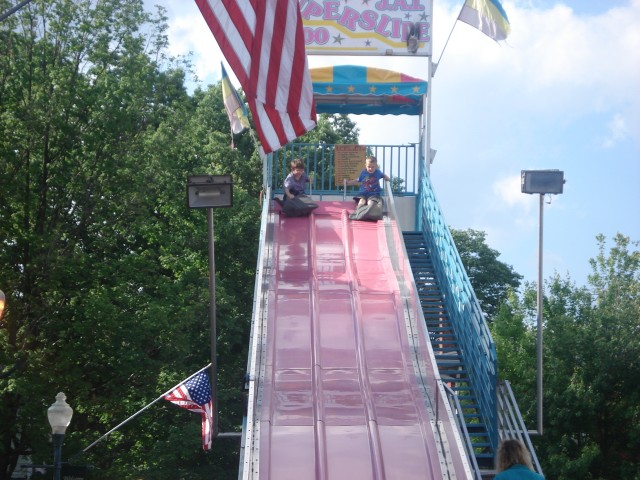 Oh, ok.. we put our feet in them!