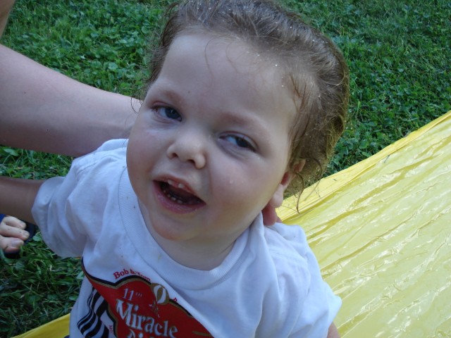 Mary says "Does this count as my bath?"