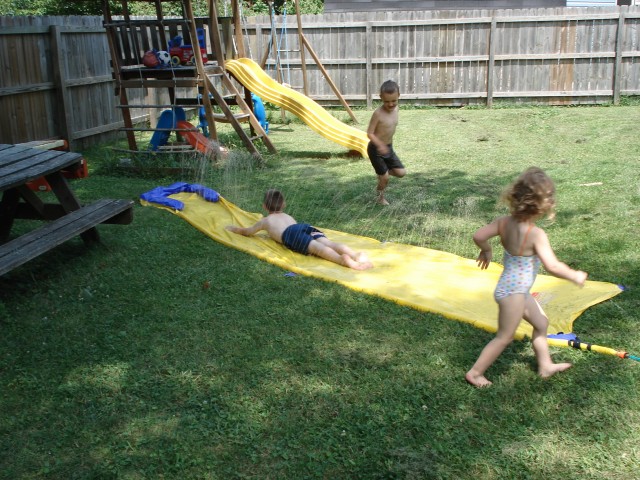 Another perfect belly slide!