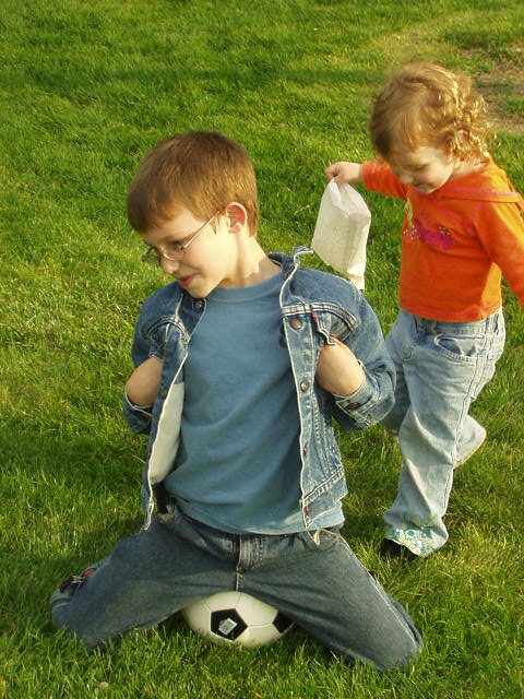 I think he laid an egg?