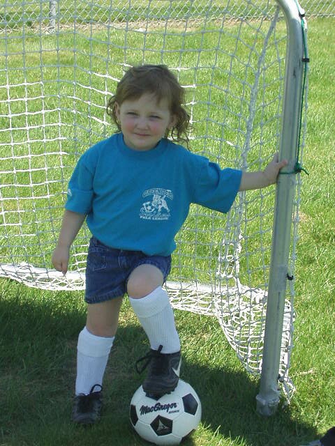 Pretty soccer girl :)